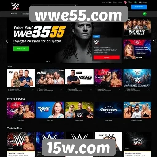 A evolução do design do site wwe55.com