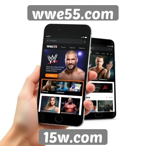 Experiência do usuário em dispositivos móveis no wwe55.com